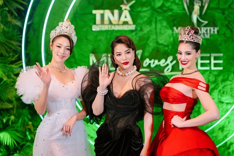 Hải Triều hở hết cỡ, khoe vẻ nữ tính trên thảm xanh Miss Earth Vietnam - Ảnh 1. Hải Triều hở hết cỡ, khoe vẻ nữ tính trên thảm xanh Miss Earth Vietnam - Ảnh 1.