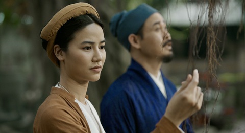 Vai bà Đoàn Thị Điểm được giao cho Anh Đào - được biết đến qua nhiều phim giờ vàng trên VTV như "Đấu trí", "Lối về miền hoa" - Ảnh: Đoàn phim cung cấp Vai bà Đoàn Thị Điểm được giao cho Anh Đào - nữ diễn viên được biết đến qua nhiều phim giờ vàng trên VTV như "Đấu trí", "Lối về miền hoa" - Ảnh: Đoàn phim cung cấp