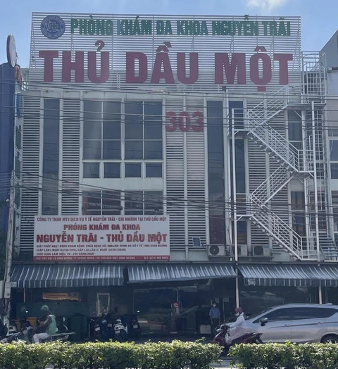 Phòng khám bị tố 'vẽ bệnh moi tiền' - Ảnh 1. Phòng khám đa khoa Nguyễn Trãi - Thủ Dầu Một (Bình Dương) bị tố “vẽ bệnh moi tiền” - Ảnh: Trúc Quyên