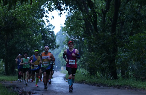 Check-in đường chạy chuẩn quốc tế tại giải Marathon đất sen hồng - Ảnh 3. Cung đường xanh mà các vận động viên chinh phục dễ dàng - Ảnh: Đ.TUYẾT