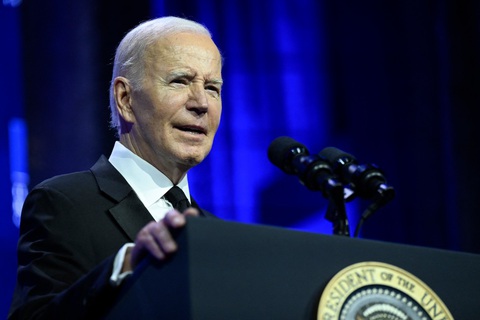 Tổng thống Mỹ Joe Biden phát biểu tại thủ đô Washington ngày 14-10 - Ảnh: AFP Tổng thống Mỹ Joe Biden phát biểu tại thủ đô Washington ngày 14-10 - Ảnh: AFP