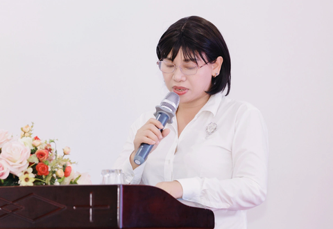 TP.HCM dẫn đầu về số doanh nghiệp do nữ làm chủ - Ảnh 1. Bà Trần Thị Phương Hoa - phó chủ tịch Hội Liên hiệp phụ nữ TP.HCM - phát biểu tại buổi lễ phát động giải thưởng "Nữ doanh nhân xuất sắc TP.HCM" - Ảnh: BTC