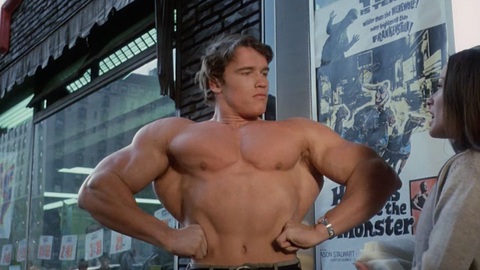 Arnold Schwarzenegger bị đánh giá không thể làm ngôi sao điện ảnh vì cơ bắp to lớn - Ảnh 1. Arnold Schwarzenegger được biết đến với những vai diễn khoe cơ bắp - Ảnh: Cinema Blend