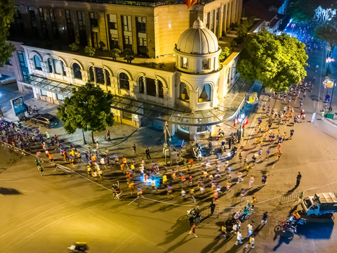 Giải marathon quốc tế di sản Hà Nội 2023 vừa được tổ chức sáng ngày 15-10 - Ảnh: BTC Giải marathon quốc tế di sản Hà Nội 2023 vừa được tổ chức sáng 15-10 - Ảnh: BTC