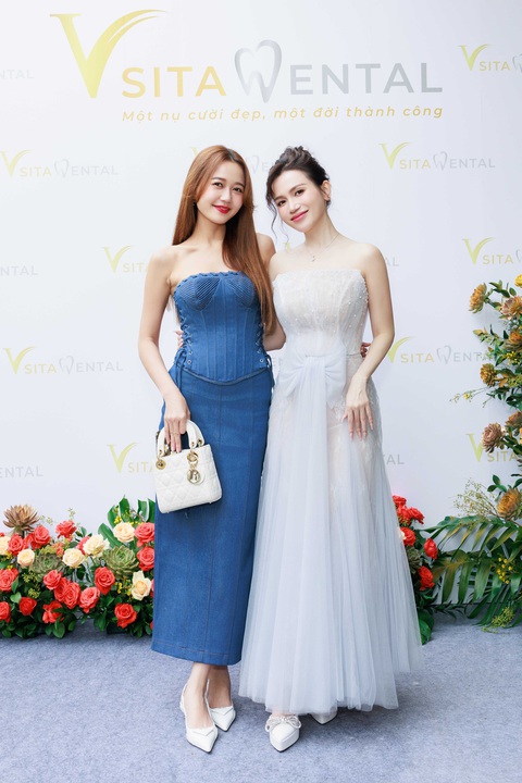Song Luân, Midu... đến chúc mừng Sĩ Thanh trong vai trò mới - Ảnh 6. Diễn viên Nhung Gumiho cũng có mặt để chung mừng, cô hy vọng những nỗ lực của đàn chị sẽ sớm nhận được thành quả xứng đáng