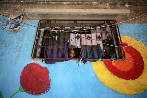 Trại tị nạn Shati ở dải Gaza - Ảnh: GETTY IMAGES Trại tị nạn Shati ở Dải Gaza - Ảnh: GETTY IMAGES