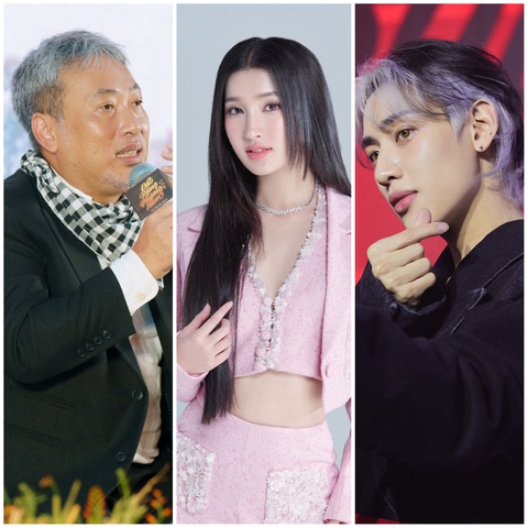 Từ trái qua: Đạo diễn Nguyễn Quang Dũng, Phương Nhi, BamBam - Ảnh: Facebook nghệ sĩ Từ trái qua: Đạo diễn Nguyễn Quang Dũng, Phương Nhi, BamBam - Ảnh: Facebook nghệ sĩ