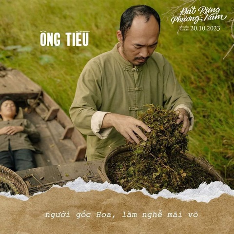 Tiến Luật kể cảnh phim 'lầy lội' nhất Đất rừng phương Nam - Ảnh 1. Tạo hình của Tiến Luật trong vai ông Tiều ở Đất rừng phương Nam