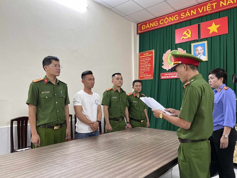 Bị can Trần Xuân Đông tại cơ quan công an - Ảnh: Công an cung cấp Bị can Trần Xuân Đông tại cơ quan công an - Ảnh: Công an cung cấp