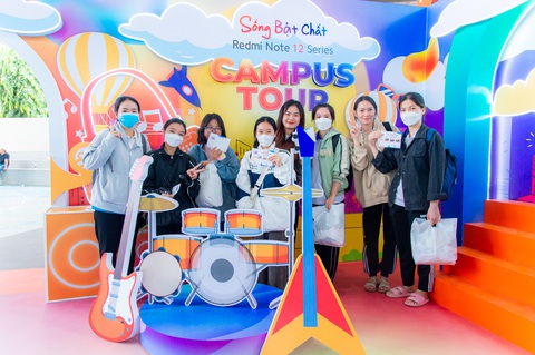 Sự kiện“Xiaomi Campus Tour 2023 - Sống Bật Chất” dành cho sinh viên trường đại học trên toàn quốc. Ảnh: Đ.H Sự kiện“Xiaomi Campus Tour 2023 - Sống Bật Chất” dành cho sinh viên trường đại học trên toàn quốc. Ảnh: Đ.H