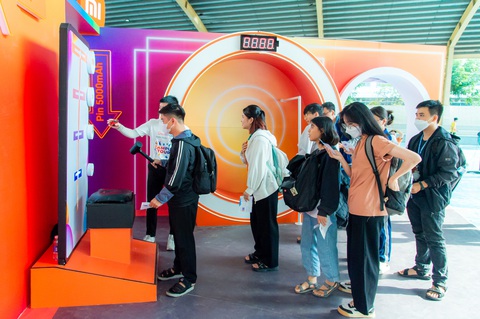 Sự kiện“Xiaomi Campus Tour 2023 - Sống Bật Chất” dành cho sinh viên trường đại học trên toàn quốc. Ảnh: Đ.H Sự kiện“Xiaomi Campus Tour 2023 - Sống Bật Chất” dành cho sinh viên trường đại học trên toàn quốc. Ảnh: Đ.H