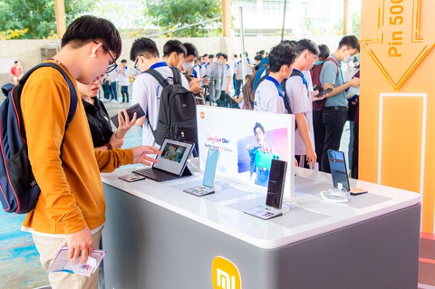 Xiaomi Campus Tour 2023 trở lại sau thành công của Redmi Note 12 Series tại VN - Ảnh 3. Sự kiện“Xiaomi Campus Tour 2023 - Sống Bật Chất” dành cho sinh viên trường đại học trên toàn quốc. Ảnh: Đ.H