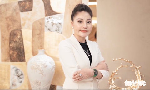 Cùng ca sĩ Khánh Phương, thêm 5 người bị ngăn giao dịch tài sản - Ảnh 2. Bà Vũ Thị Thúy, tổng giám đốc Công ty Nhật Nam (vợ ca sĩ Khánh Phương) - Ảnh: tư liệu