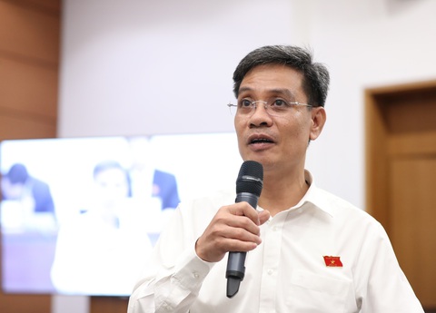 Chi tiết 6 nội dung thực hiện cải cách tiền lương từ 1-7-2024 - Ảnh 3. Ủy viên thường trực Ủy ban Xã hội Đinh Ngọc Quý - Ảnh: GIA HÂN