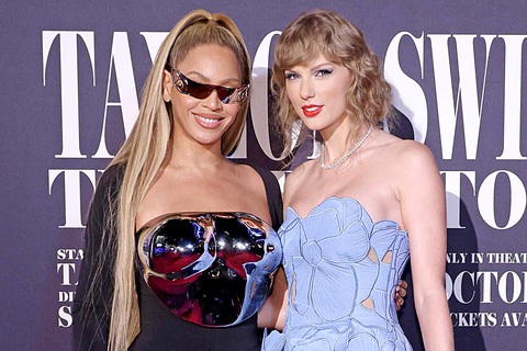 Taylor Swift và Beyoncé không chấp nhận định kiến ép buộc họ phải cạnh tranh nhau - Ảnh: Getty Images Taylor Swift và Beyoncé không chấp nhận định kiến ép buộc họ phải cạnh tranh nhau - Ảnh: Getty Images
