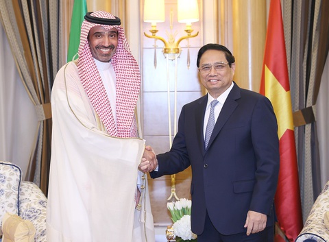 - Ảnh 2. Thủ tướng tiếp Bộ trưởng Nguồn nhân lực và Phát triển xã hội Ahmed AlRajhi - Ảnh: D.GIANG