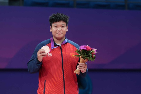 Asiad 19 ngày 2-10: Việt Nam có thêm 1 HCĐ - Ảnh 1. Võ Thị Phương Quỳnh giành HCĐ hạng 87kg môn kurash - Ảnh: QUÝ LƯỢNG