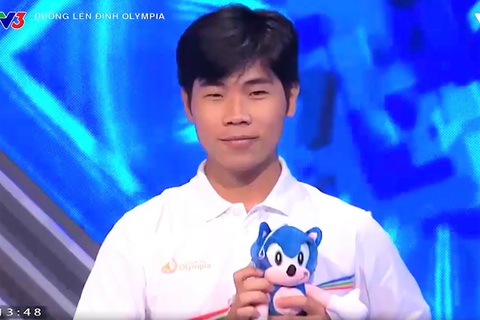 4 thí sinh vào chung kết Đường lên đỉnh Olympia là ai? - Ảnh 1. Nguyễn Việt Thành - thí sinh giành vé đầu tiên vào chung kết Olympia 2023