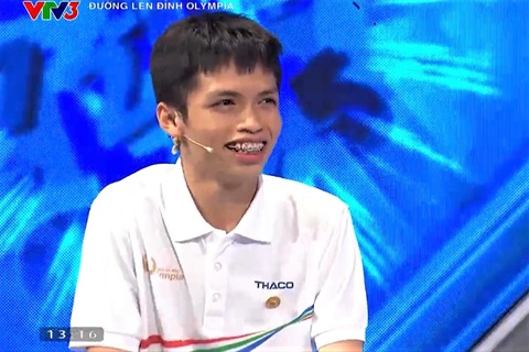 4 thí sinh vào chung kết Đường lên đỉnh Olympia là ai? - Ảnh 2. Nguyễn Minh Triết, học sinh Trường THPT chuyên Quốc học Huế