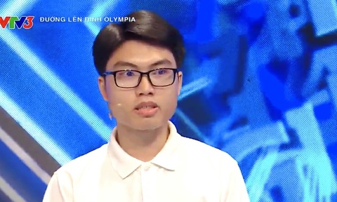 4 thí sinh vào chung kết Đường lên đỉnh Olympia là ai? - Ảnh 4. Nguyễn Trọng Thành, thí sinh từ Hải Phòng, giành vé cuối cùng vào chung kết năm nay