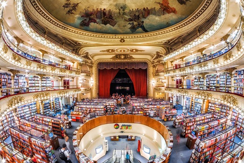 Hiệu sách El Ateneo Grand Splendid ở Buenos Aires, Argentina - Ảnh: shutterstock.com Hiệu sách El Ateneo Grand Splendid ở Buenos Aires, Argentina - Ảnh: shutterstock.com