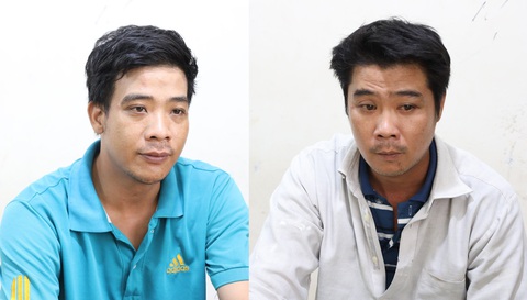 Tây Ninh: Gây rối trật tự còn tấn công cả công an, bảo vệ dân phố - Ảnh 1. Hai người trong nhóm gây rối trật tự, tấn công công an ở Tây Ninh đã bị bắt giữ - Ảnh: Công an cung cấp