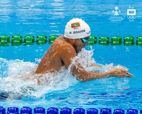 Mubal Azzam Ibrahim thi đấu 9 nội dung môn bơi tại Asiad 19 - Ảnh: Maldives Olympic Committee Mubal Azzam Ibrahim thi đấu 9 nội dung môn bơi tại Asiad 19 - Ảnh: Maldives Olympic Committee