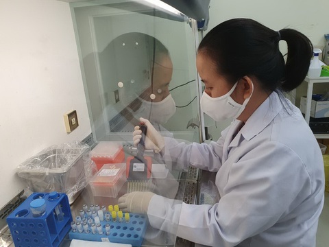 TP.HCM ngăn bệnh đậu mùa khỉ ra sao? - Ảnh 1. Xét nghiệm bệnh tại Viện Pasteur TP.HCM - Ảnh: Viện Pasteur TP.HCM cung cấp