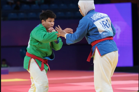 Asiad 19 ngày 2-10: Kurash mang về thêm 1 HCĐ cho Việt Nam - Ảnh 1. Võ Thị Phương Quỳnh giành HCĐ Asiad 19 - Ảnh: QUÝ LƯỢNG