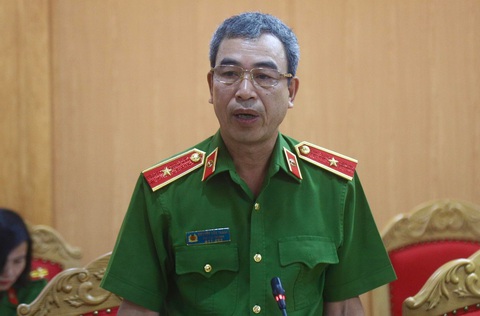 Bộ Công an: Vạn Thịnh Phát lừa đảo 30 ngàn tỉ của 42 ngàn nhà đầu tư - Ảnh 1. Thiếu tướng Nguyễn Văn Thành thông tin về diễn biến điều tra vụ án Vạn Thịnh Phát - Ảnh: DANH TRỌNG