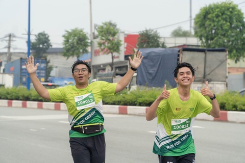 Run For Green - Giải chạy vì một cộng đồng xanh, lối sống xanh - Ảnh 3. Các vận động viên tham gia là để tận hưởng cung đường chạy xanh và chinh phục chính bản thân mình