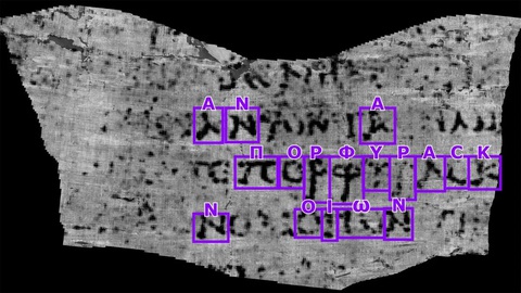 AI đọc được ngôn ngữ từ cuộn giấy cổ - Ảnh 1. AI đọc được ngôn ngữ từ cuộn giấy cổ - Ảnh 1.