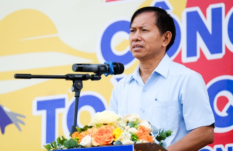 Khởi tranh Giải vô địch bóng đá công nhân toàn quốc 2023 tại Quảng Nam - Ảnh 2. Ông Vũ Mạnh Tiêm, phó trưởng Ban Tuyên giáo, Tổng liên đoàn Lao động Việt Nam - Ảnh: TẤN LỰC