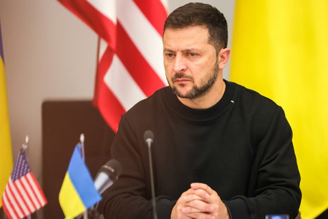 Ông Zelensky: Thổ Nhĩ Kỳ sẽ tham gia đối thoại hòa bình sắp tới của Ukraine - Ảnh 1. Tổng thống Ukraine Volodymyr Zelensky - Ảnh: AFP