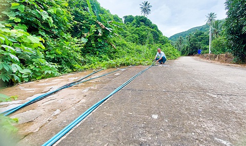 Những đường ống dẫn nước về cho bà con xứ đảo sử dụng Những đường ống dẫn nước về cho bà con xứ đảo sử dụng