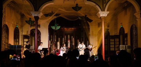 Đi tour âm nhạc ở phố Hàng Nhạc Đi nhân tiện ngắm di sản - Ảnh: BTC Đi tour âm nhạc ở phố 'Hàng Nhạc' nhân tiện ngắm di sản - Ảnh: BTC