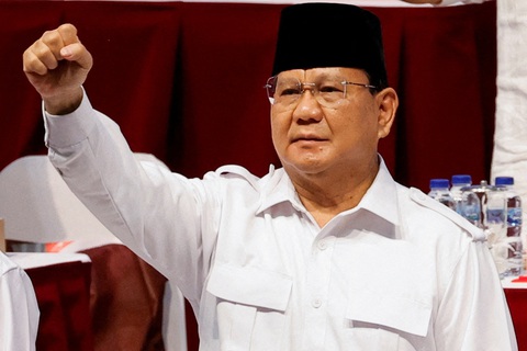 Bộ trưởng Quốc phòng Indonesia Prabowo Subianto - Ảnh: REUTERS Bộ trưởng Quốc phòng Indonesia Prabowo Subianto - Ảnh: REUTERS