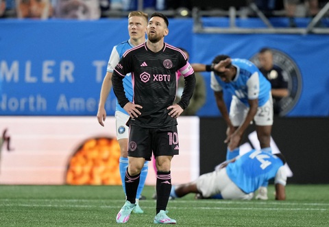 Messi kết thúc mùa giải đầu tiên với Inter Miami - Ảnh 1. Messi không ghi được bàn thắng nào trong trận cuối cùng của mùa giải - Ảnh: REUTERS