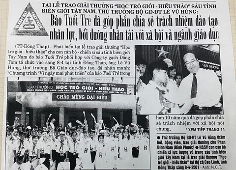 Các bài báo ghi lại những chương trình Các bài báo ghi lại những chương trình