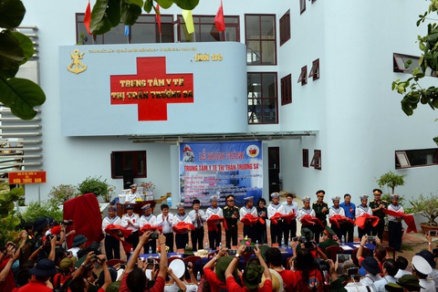 Bệnh xá Trường Sa - đảo Trường Sa Lớn (Khánh Hòa), một trong những công trình “Vì ngày mai phát triển” - Ảnh: T.L Bệnh xá Trường Sa - đảo Trường Sa Lớn (Khánh Hòa), một trong những công trình “Vì ngày mai phát triển” - Ảnh: T.L