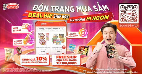 Acecook Việt Nam ra mắt trang web bán hàng thương mại điện tử (E.C SITE) - Ảnh 1. Acecook Việt Nam ra mắt trang web bán hàng thương mại điện tử (E.C SITE) - Ảnh 1.