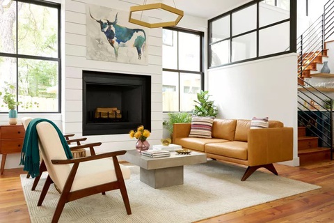 10 thiết kế sofa điển hình - Ảnh 1. Đóng vai trò quan trọng trong việc bố trí căn phòng, ngoài việc trang trí mặt bằng, sofa còn làm được nhiều việc hơn nữa - Ảnh: BHG