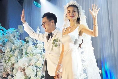 Showbiz Việt vào mùa vui - Ảnh 1. "Đám cưới thế kỷ" của cô dâu Thanh Hằng và chú rể Trần Nhật Minh