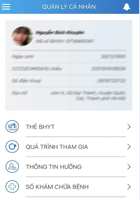 Giao diện ứng dụng ứng dụng VssID bình thường - Ảnh chụp màn hình Giao diện ứng dụng VssID bình thường - Ảnh chụp màn hình