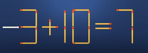 Thử tài IQ: Di chuyển một que diêm để 47+5=8 thành phép tính đúng - Ảnh 1.