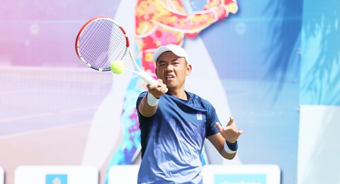 Lý Hoàng Nam đánh bại tay vợt chủ nhà ở giải Challenger tại Úc - Ảnh 1. Tay vợt Lý Hoàng Nam - Ảnh: T.P.