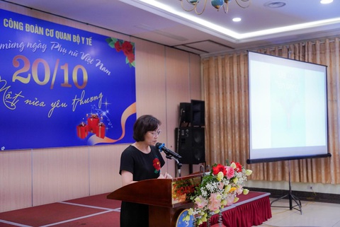 Buổi chia sẻ ‘Chăm sóc sức khỏe phụ nữ’ của Công đoàn Cơ quan Bộ Y tế - Ảnh 2. Buổi chia sẻ ‘Chăm sóc sức khỏe phụ nữ’ của Công đoàn Cơ quan Bộ Y tế - Ảnh 2.