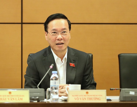Chủ tịch nước ân giảm án tử hình cho 18 người xuống tù chung thân- Ảnh 1. Chủ tịch nước Võ Văn Thưởng - Ảnh: GIA HÂN