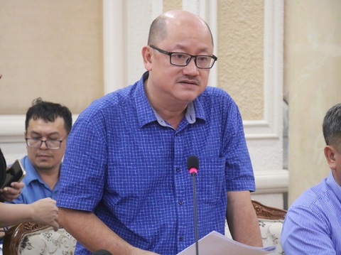 TP.HCM: Kiến nghị lập doanh nghiệp chuyên biệt để đầu tư, quản lý nhà ở xã hội - Ảnh 2. Ông Phạm Đăng Hồ - trưởng phòng phát triển nhà và thị trường bất động sản Sở Xây dựng TP.HCM - Ảnh: CẨM NƯƠNG