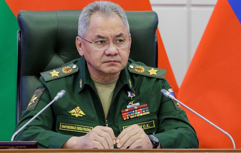 Bộ trưởng Quốc phòng Nga tới vùng chiến sự Ukraine - Ảnh 1. Bộ trưởng Quốc phòng Nga Sergei Shoigu - Ảnh: TASS
